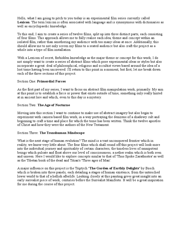 Pitch Words Word PDF Propositional Attitudes Psychological Concepts