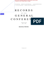 Records General Conference: Resolutions