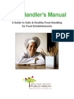 Food Handler's Manual: A Guide To Safe & Healthy Food Handling For Food Establishments