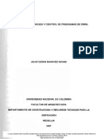 Manaual de Programacion y Control de Obra PDF