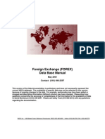 FOREX Database Manual
