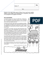 Una Escola Flotant - Comprensión Lectora PDF