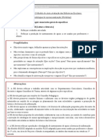 distinguir enunciados gerais de específicos