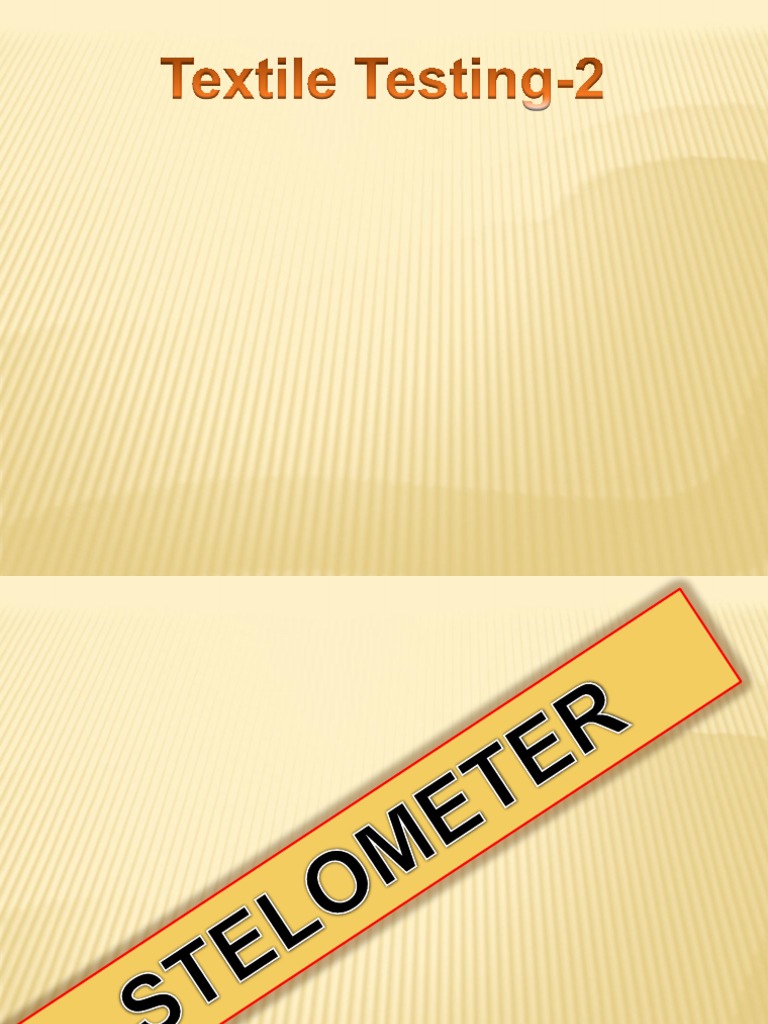 Textile Testing PDF Weighing Scale Ultimate Tensile Strength