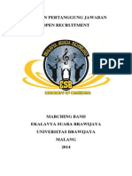 Laporan Pertanggung Jawaban Open Recruitment