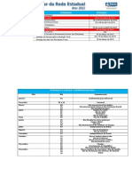 Calendário de Reposição Da Greve 2012