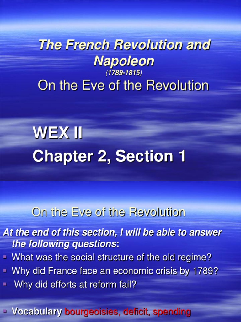 On The Eve of The French Revolution | PDF | French Revolution | Nobility