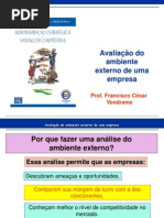 Avaliação do Ambiente Externo de uma Empresa.ppt