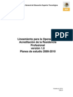 13-Lineamiento para la Operacion de la Residencia Profesional.pdf