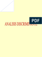 Análisis de Discriminante PDF