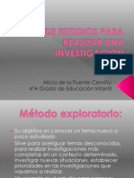 TIPOS DE ESTUDIOS PARA REALIZAR UNA INVESTIGACIÓN.ppt