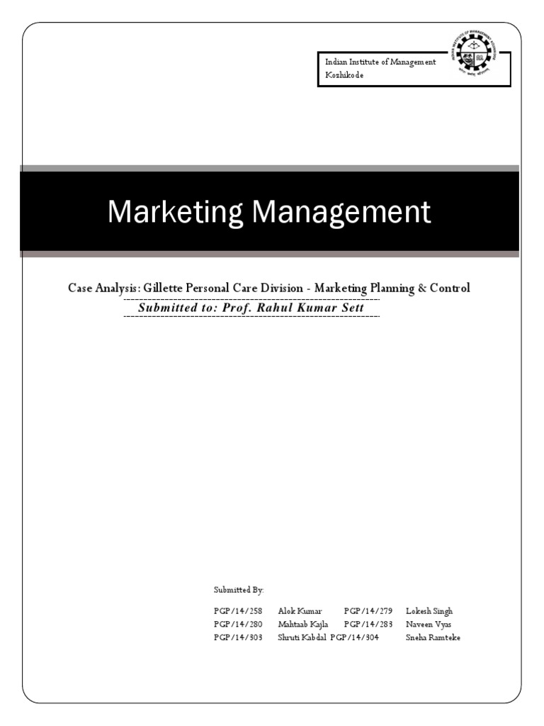 Gillette Case Study Pdf Brand Advertising