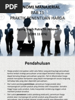 Download EKONOMI MANAJERIAL BAB 11 PRAKTIK PENENTUAN HARGA by Agungputra03 SN243850021 doc pdf