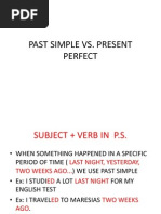 Past Simple vs. Present Perfect