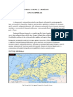 Hidrografia Europei Și a României