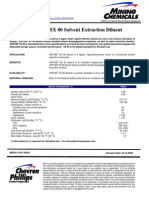 Orfom SX 80 Solvent Extraction Diluent: Typical Composition (1) Value
