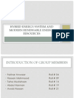 Hybrid Energy System and Modern Renewable Energy Resources (2)