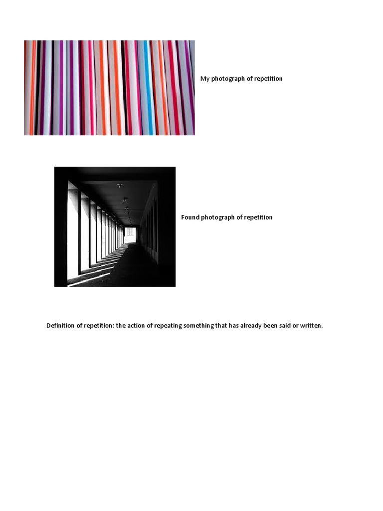 Exploring the Concept of Repetition | PDF