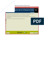 Sybase Installation