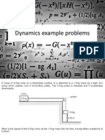 Dynamics Example Problems