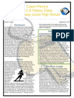 Coach Perry Newsletter