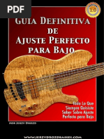 Guia Definitiva De Ajuste Perfecto Para Bajo