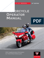 Motorcycle Operators Manual