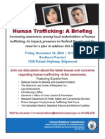 Human Trafficking November 2014 Invite