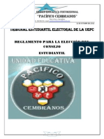 Reglamento para La Elección Del Consejo Estudiantil Uepc PDF