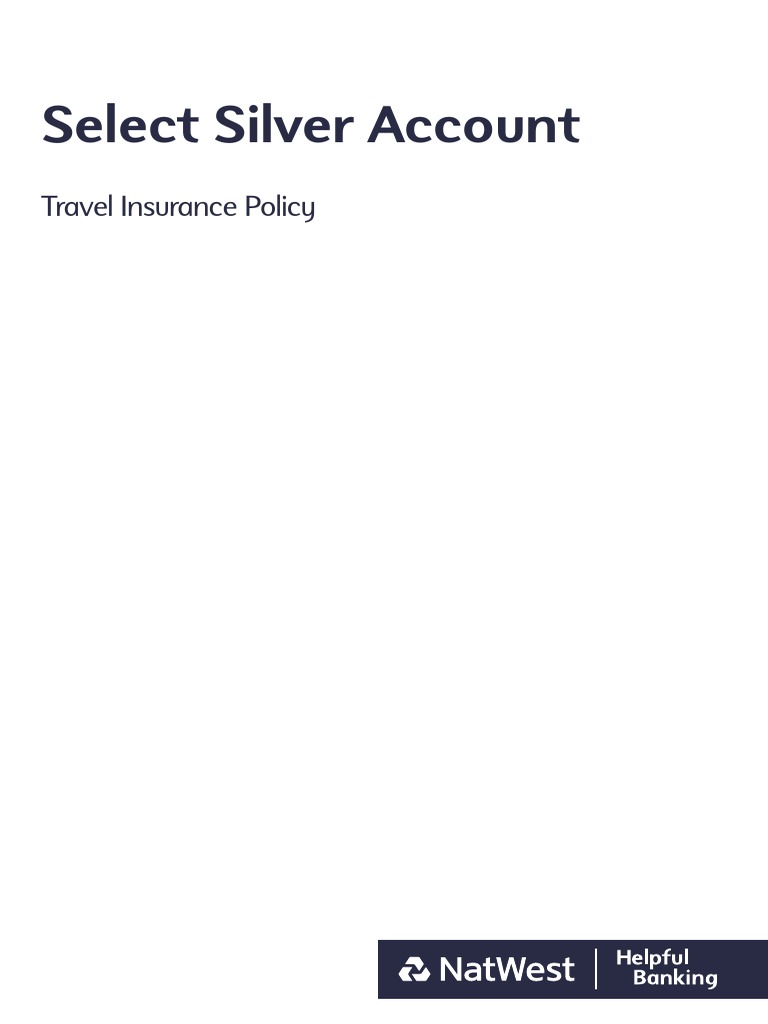 NatWest Select Silver Travel Policy PDF Insurance Fraud