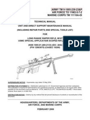 M107 .50 Caliber Long Range Sniper Rifle (LRSR)