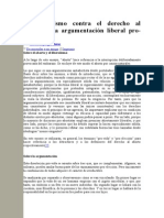 El Liberalismo Contra El Derecho Al Aborto