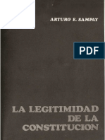 Legitimidad de La Constitucion - Sampay PDF