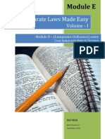 Corporate Laws Made Easy Volume 1