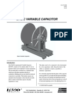 Basic Variable Capacitor: Instruction Sheet For The PASCO Model ES-9079