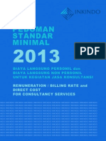 Billing Rate Inkindo 2013