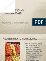 Expo Requerimientos Nutricionales