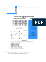 CZN-15E Omnidirectional Electret Condenser Microphone Specs