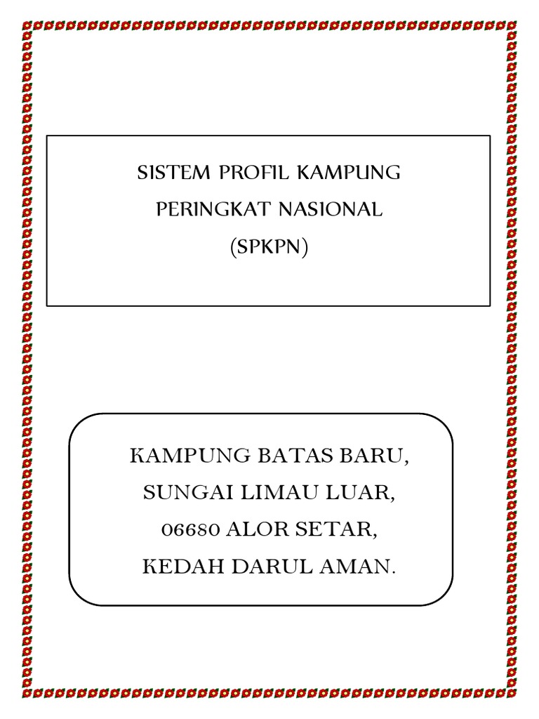 Sistem Profil Kampung