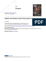 English and Identity in East Asian Popular Music PDF