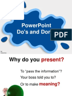 Powerpoint Do Dont
