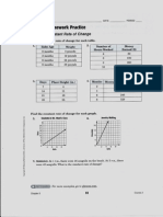 Constant Rate of Change-Slope Worksheets