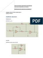 Problemas Resueltos Amplificadores Operacionales