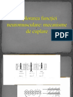 Explorarea funcţiei neuromusculare