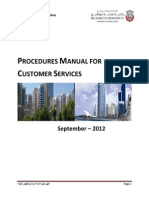 Procedures Manual For Customer Services - V2