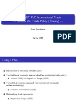 Lecture 25 - Trade Policy (Theory)