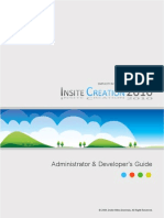 InsiteCreation 2010 Administrator & Developer's Guide