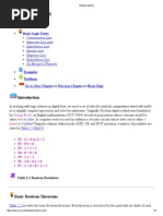 Boolean Algebra