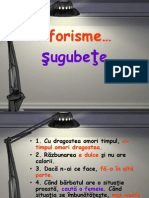 Aforisme sugubete(1)