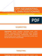 Analisis STP (Segmenting, Targeting, Dan